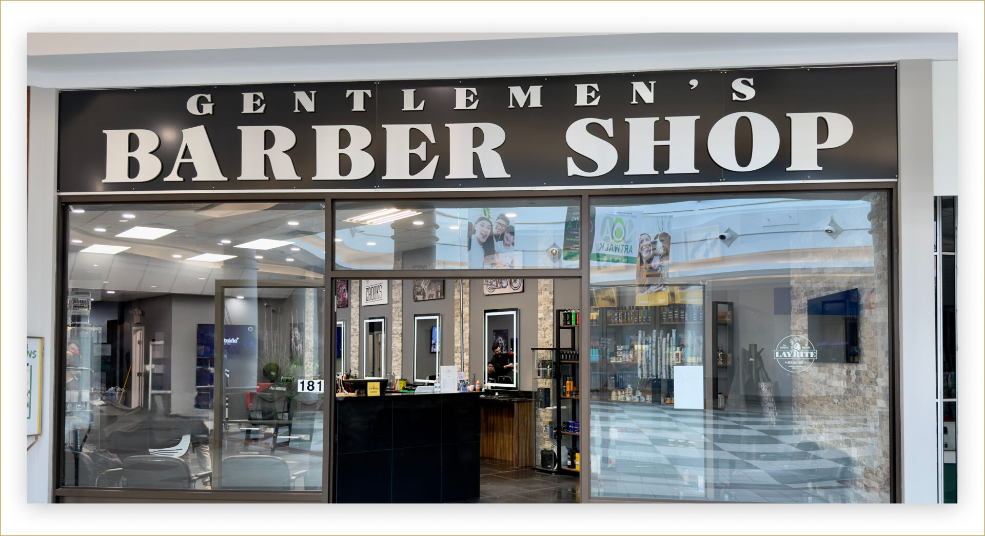 Gentlemen's Barber Shop exterior view